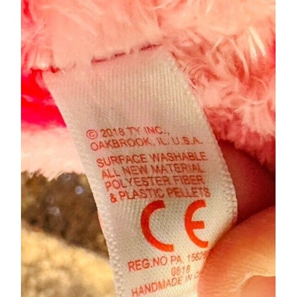 Ty Beanie Boos SWEETUMS the Giraffe for Valentine's Day 2019 13" P8 - Picture 8 of 8